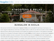 Tablet Screenshot of bungalow-sicilia.it